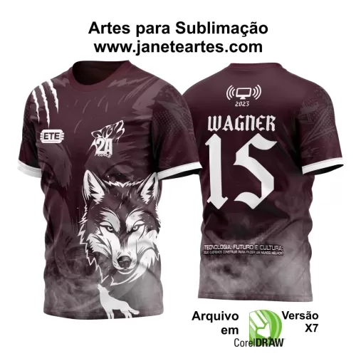 Template para Camisa de Interclasse - Jogos Internos - Lobo - 2024 - 2025 Template para Camisa de Interclasse - Jogos Internos - Lobo - 2024 - 2025
