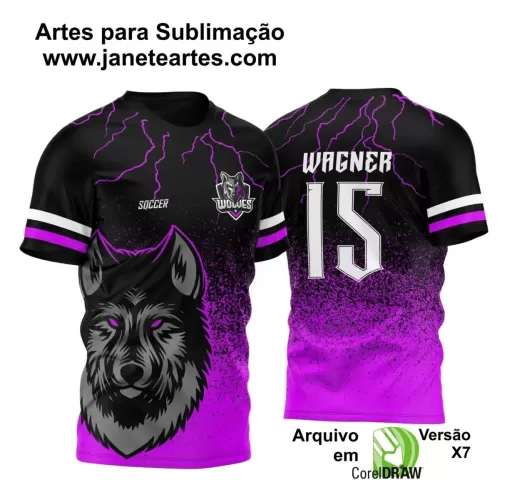 Template para Camisa de Interclasse - Jogos Internos - Lobo - 2024 - 2025 Template para Camisa de Interclasse - Jogos Internos - Lobo - 2024 - 2025