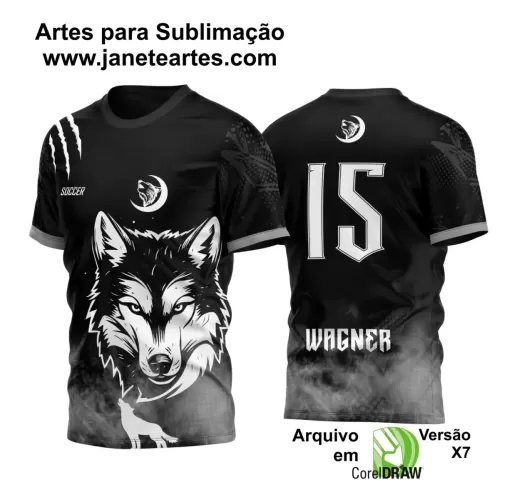 Template para Camisa de Interclasse - Jogos Internos - Lobo - 2024 - 2025 Template para Camisa de Interclasse - Jogos Internos - Lobo - 2024 - 2025