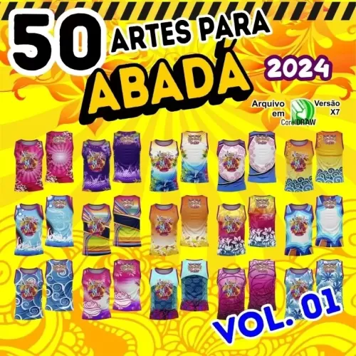 Templates Abadá Carnavalesco - Pacote Abadá 2024 - Vetor